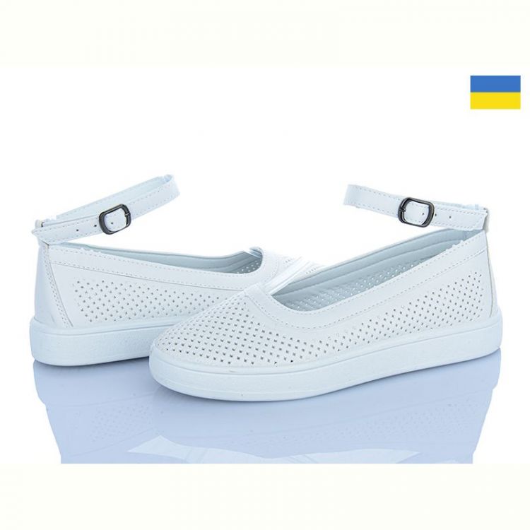 Купить Туфли Львов База B&R 615 білий на obuv-plus.com.ua