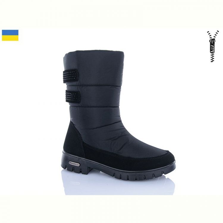 Купить Ботинки Progress 3410 чорний на obuv-plus.com.ua
