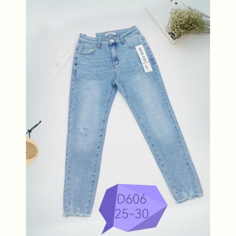 Купить Джинсы NewJeans D606 l.blue на obuv-plus.com.ua