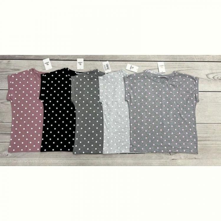 Купить Футболка Annet YT6744 l.gray-pink на obuv-plus.com.ua