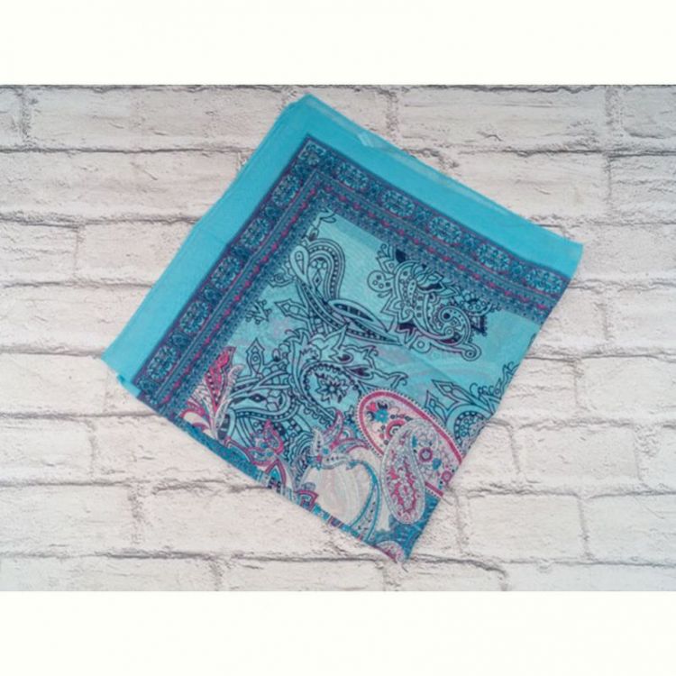 Купить Платок Shawls P193 l.blue на obuv-plus.com.ua