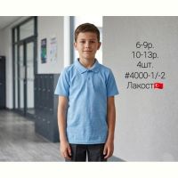 Купить Футболка AMZ 4000-1 l.blue на obuv-plus.com.ua