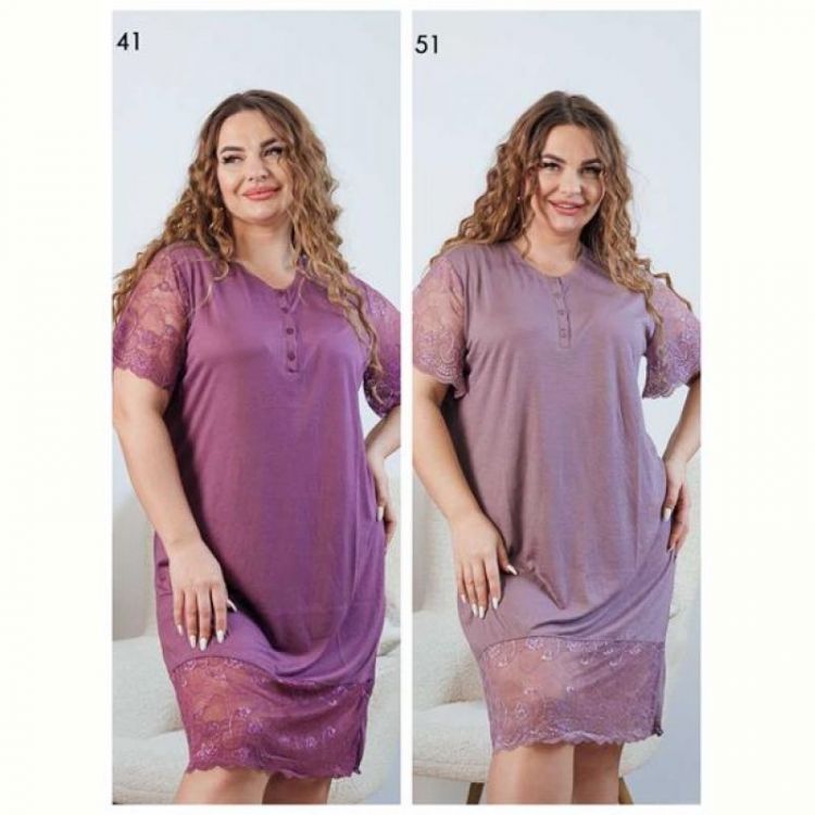 Купить Ночнушка Vehuiah 220121-1 lilac на obuv-plus.com.ua