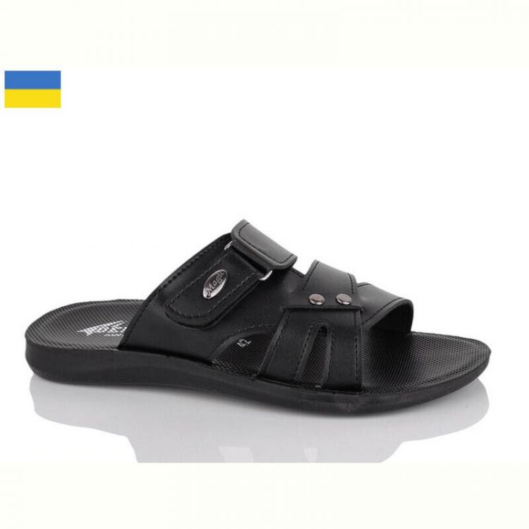 Купить Шлепанцы Demur MK26-2-2401 чорний на obuv-plus.com.ua