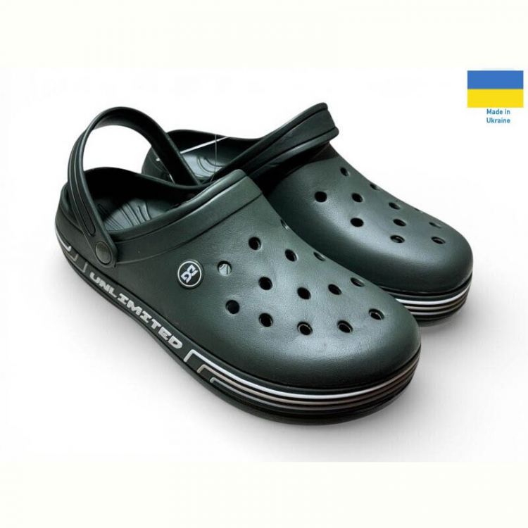 Купить Кроксы Dago 602 хакі на obuv-plus.com.ua