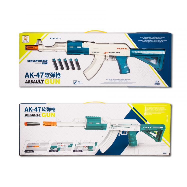 Купить 822 Дитячиий автомат AK-47 на м'яких кулях на obuv-plus.com.ua