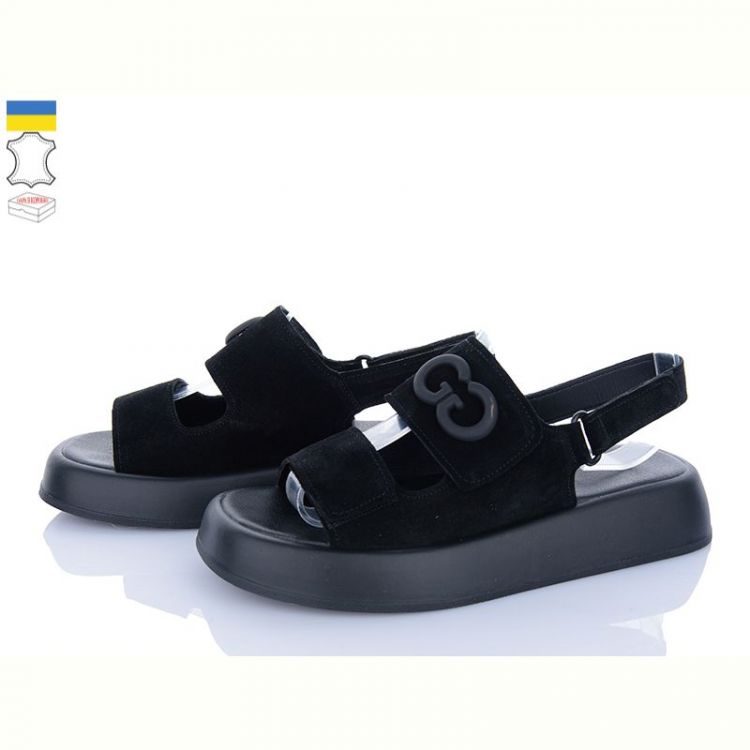 Купить Босоножки A.N.I.One 4077GG чорний замш на obuv-plus.com.ua