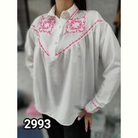 Купить Вышиванка MMC clothes 2993 white-pink на obuv-plus.com.ua