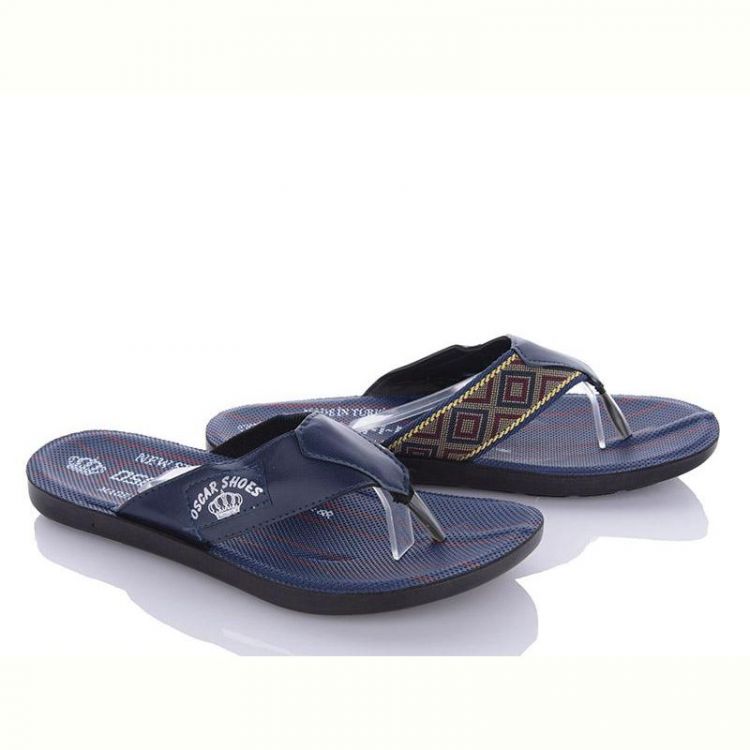 Купить Шлепанцы Oskar 24-B5072E navy на obuv-plus.com.ua