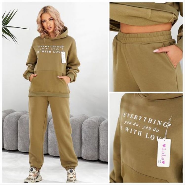 Купить Костюм спорт Lola 5219 khaki на obuv-plus.com.ua