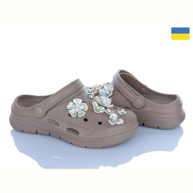 Купить Кроксы Golden Lion 414 капучіно на obuv-plus.com.ua