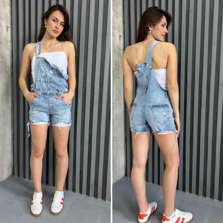 Купить Комбинезон i8denim Women TB131 l.blue на obuv-plus.com.ua