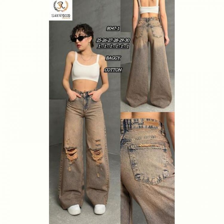 Купить Джинсы Maxim Jeans 8047-1 brown на obuv-plus.com.ua