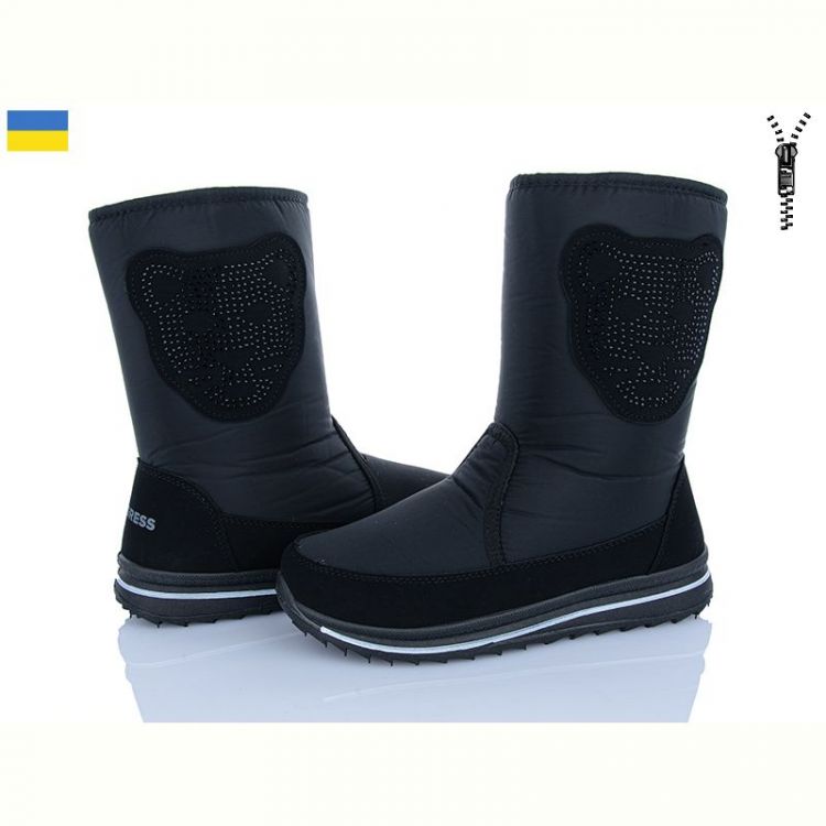 Купить Ботинки Progress 3106 чорний на obuv-plus.com.ua
