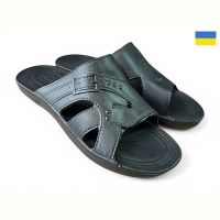 Купить Шлепанцы Cross Пряжка чорний на obuv-plus.com.ua
