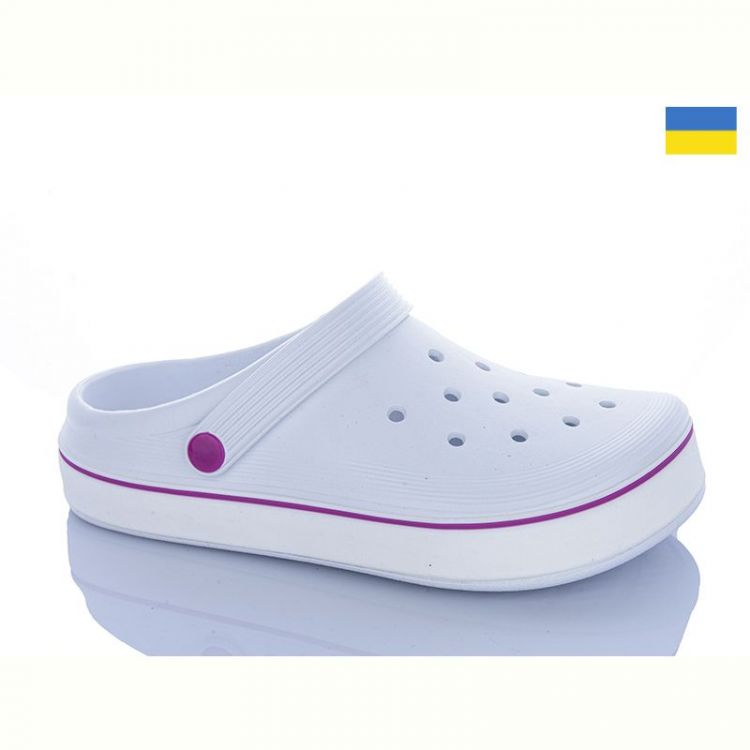 Купить Кроксы Dago 419 білий на obuv-plus.com.ua