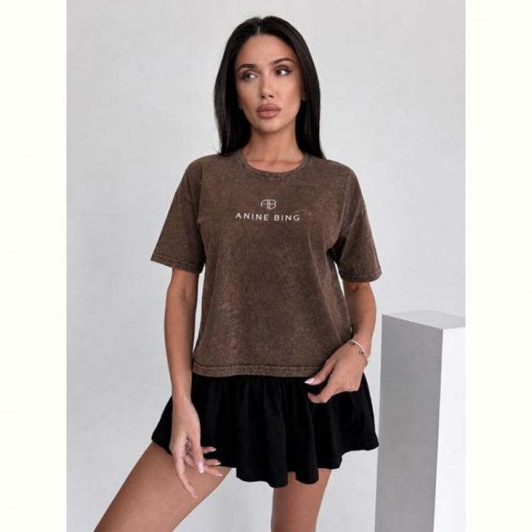 Купить Футболка New Season FV029 brown на obuv-plus.com.ua