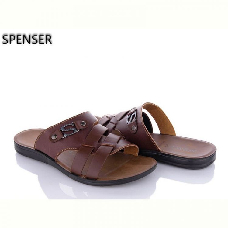 Купить Шлепанцы Spencer 3554 коричневий батал на obuv-plus.com.ua