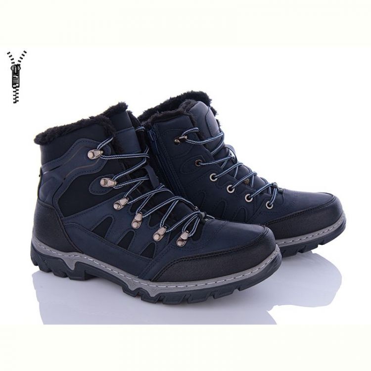 Купить Ботинки Baolikang MX2323 navy на obuv-plus.com.ua