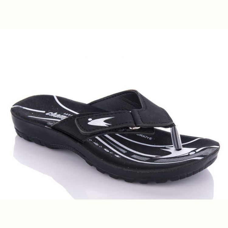 Купить Шлепанцы Demur K26-6101 black-white (30-35) на obuv-plus.com.ua