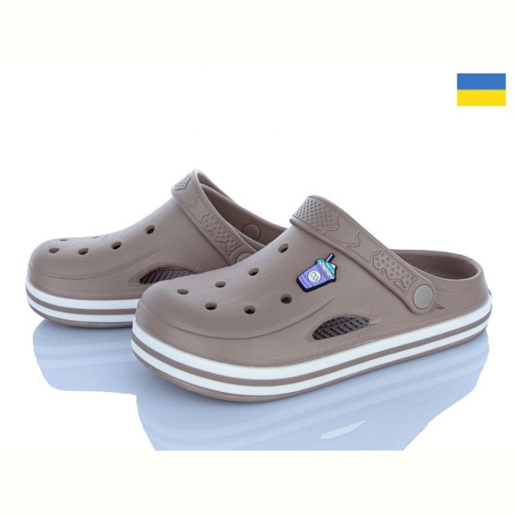 Купить Кроксы Golden Lion 416 кавовий на obuv-plus.com.ua