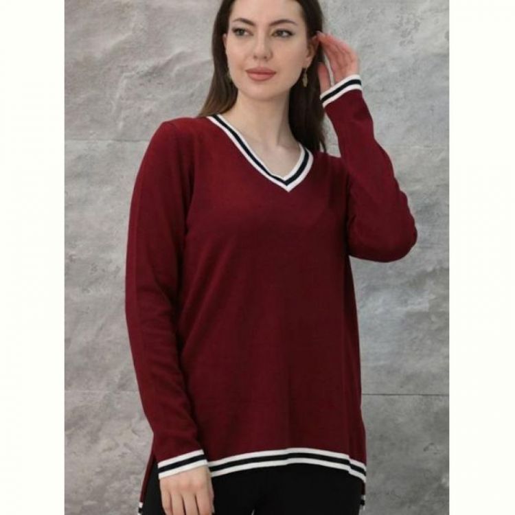 Купить Свитер Julia JL1140 wine на obuv-plus.com.ua