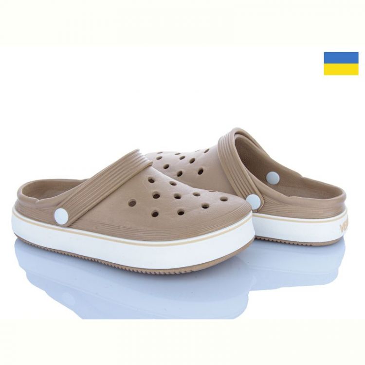 Купить Кроксы Verta 1004 капучино на obuv-plus.com.ua