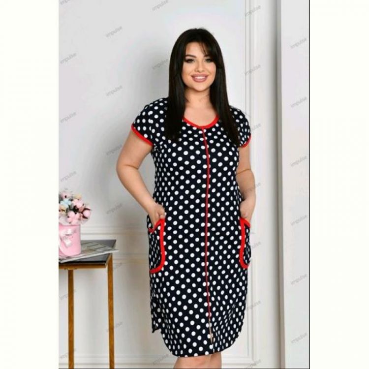Купить Халат Romeo life 2620-3 black на obuv-plus.com.ua