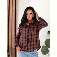 Купить Рубашка BAT 899 brown-navy на obuv-plus.com.ua