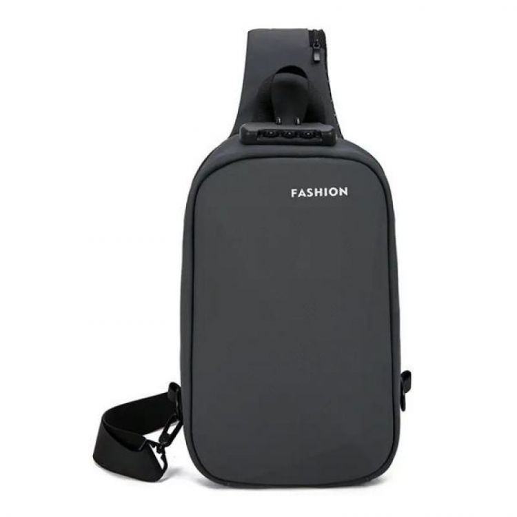 Купить Бананка Fashion Bag D05-2 d.grey на obuv-plus.com.ua