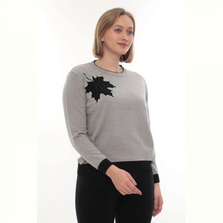 Купить Свитер Julia JL1042 grey на obuv-plus.com.ua