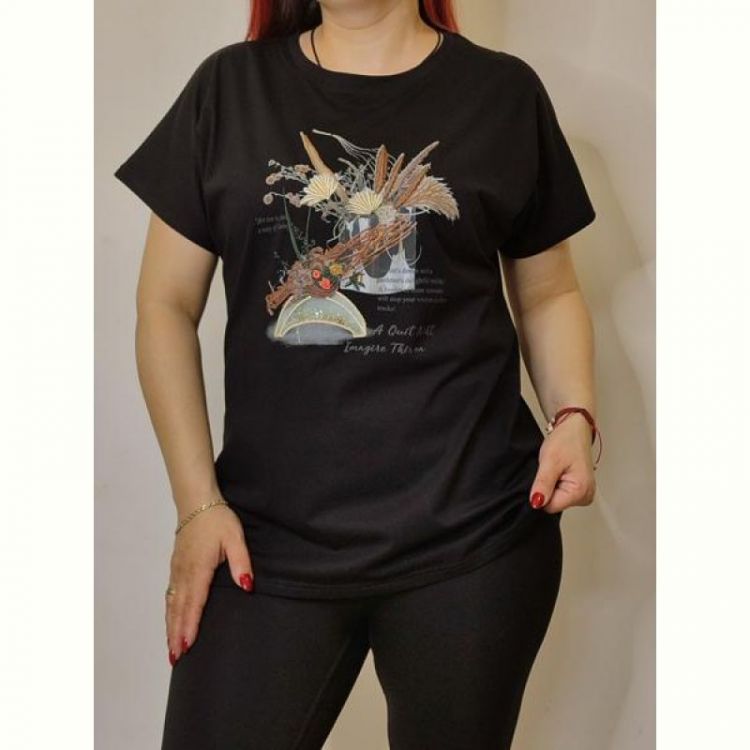 Купить Футболка Kosta KS77 black на obuv-plus.com.ua