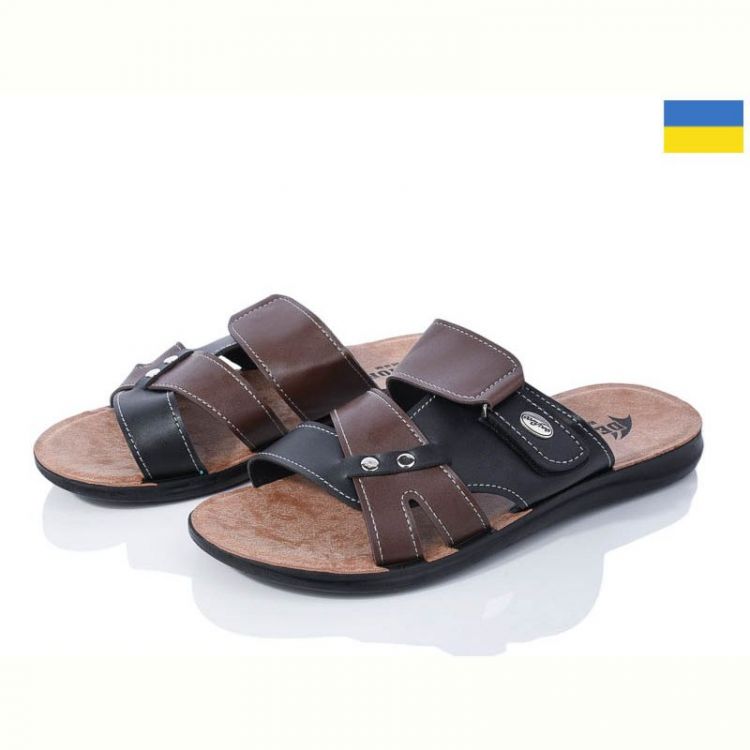 Купить Шлепанцы Demur MK26-1-044 комбі батал на obuv-plus.com.ua