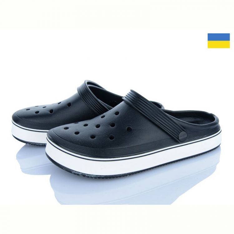Купить Кроксы Verta 1005 чорний на obuv-plus.com.ua