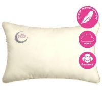 Купить Подушка детская 40х60 см Sweet Moon PAPAELLA искусственный пух молоко мягкая хлопок антиаллергенная на obuv-plus.com.ua