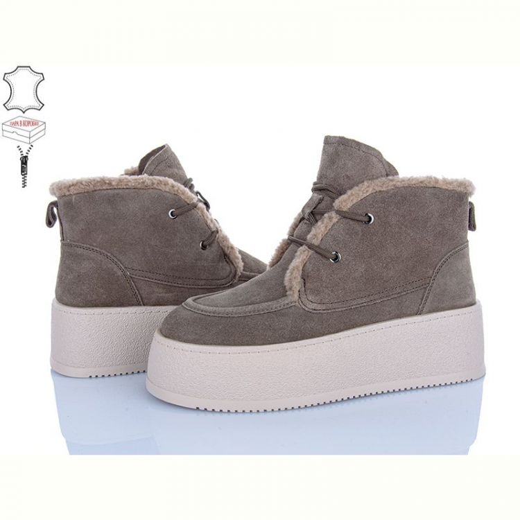 Купить Ботинки Hoseily 4290-B7788-4 khaki на obuv-plus.com.ua