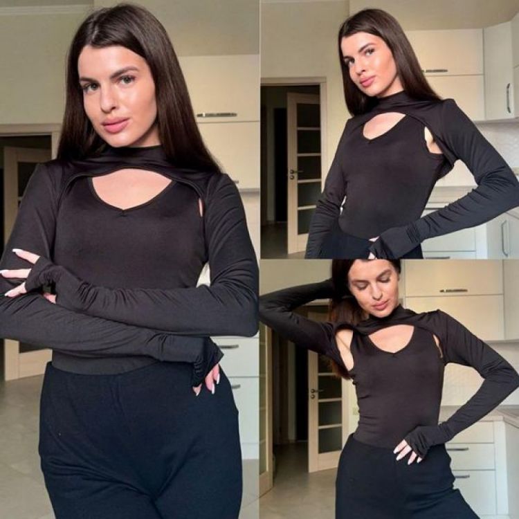 Купить Свитер Arina 1533 black на obuv-plus.com.ua