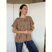 Купить Футболка FSN 6535 brown на obuv-plus.com.ua
