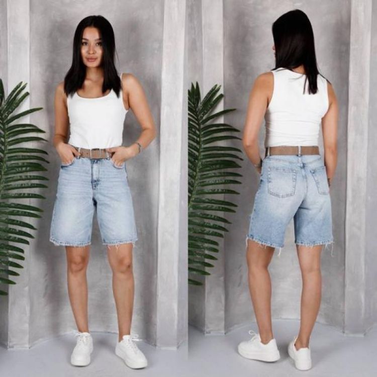 Купить Шорты Maxim Jeans 3349 l.blue на obuv-plus.com.ua