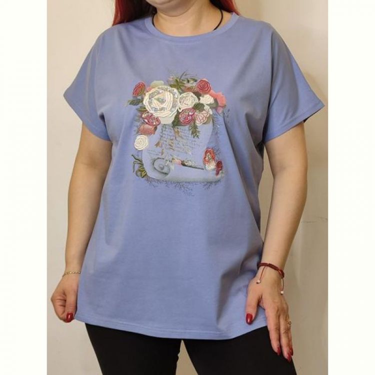 Купить Футболка Kosta KS79 lilac на obuv-plus.com.ua