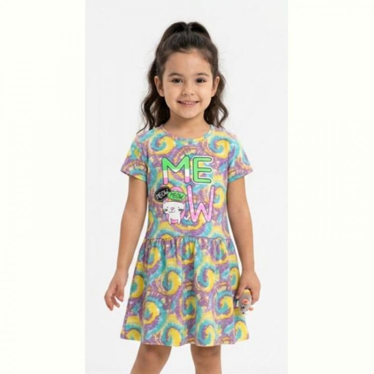 Купить Платье Malibu2 4880 yellow-lilac на obuv-plus.com.ua
