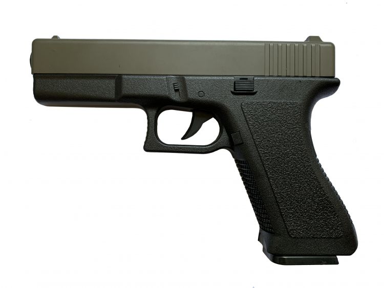 Купить Дитячий Металевий пістолет VIGOR V313-brown на obuv-plus.com.ua