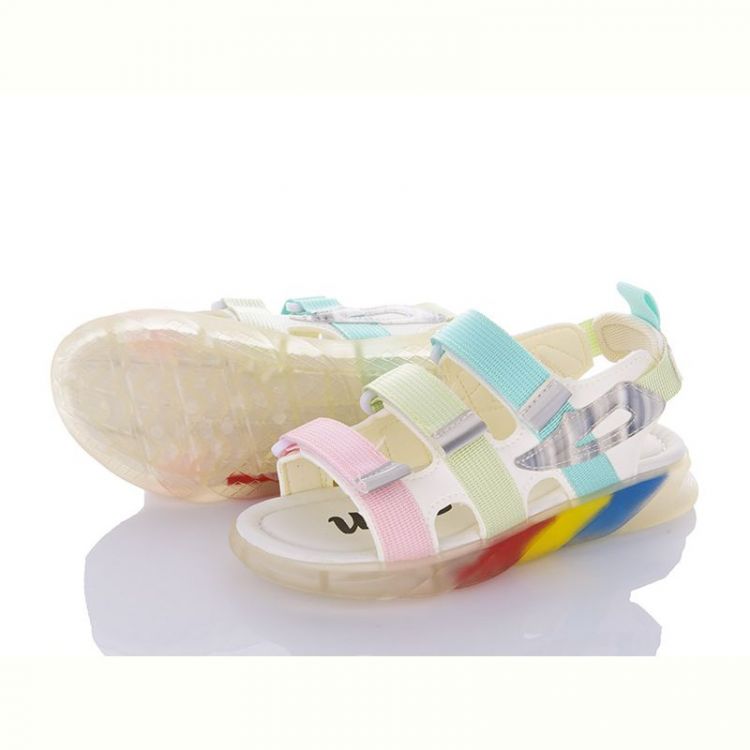 Купить Босоножки Angel PL16-CB18122 pink-green на obuv-plus.com.ua
