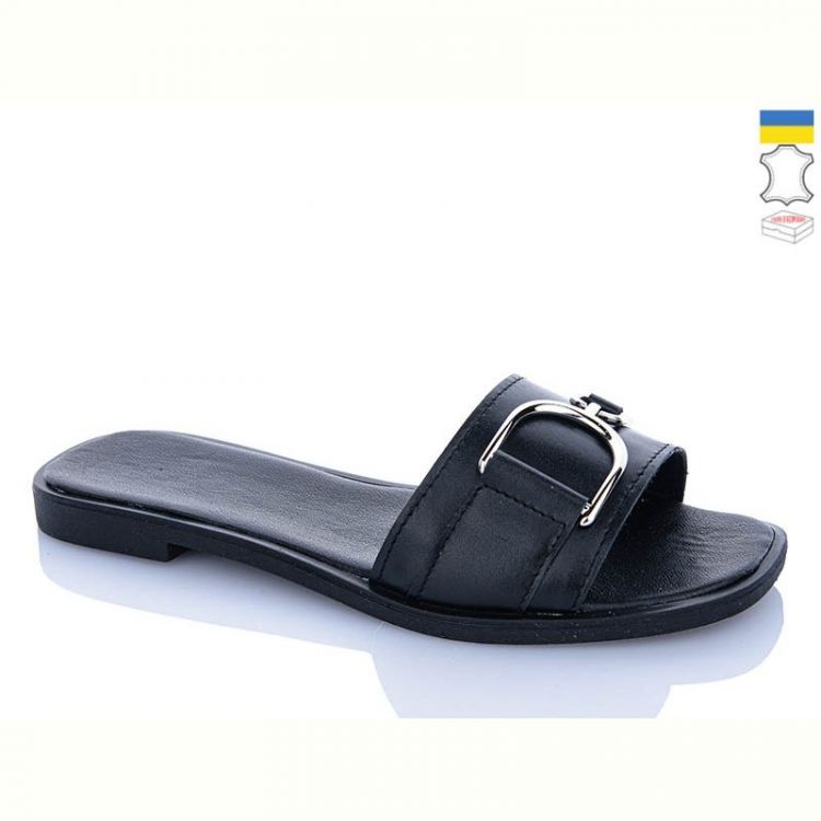 Купить Шлепанцы Garti 49 чорний шк. на obuv-plus.com.ua