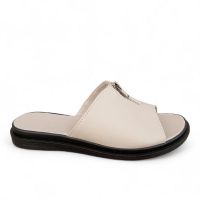 Купить Шлепанцы DvaShoes Bad-02 beige на obuv-plus.com.ua