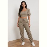 Купить Штаны Sport style 49048-1 beige на obuv-plus.com.ua