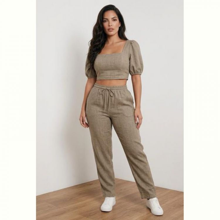 Купить Штаны Sport style 49048-1 beige на obuv-plus.com.ua
