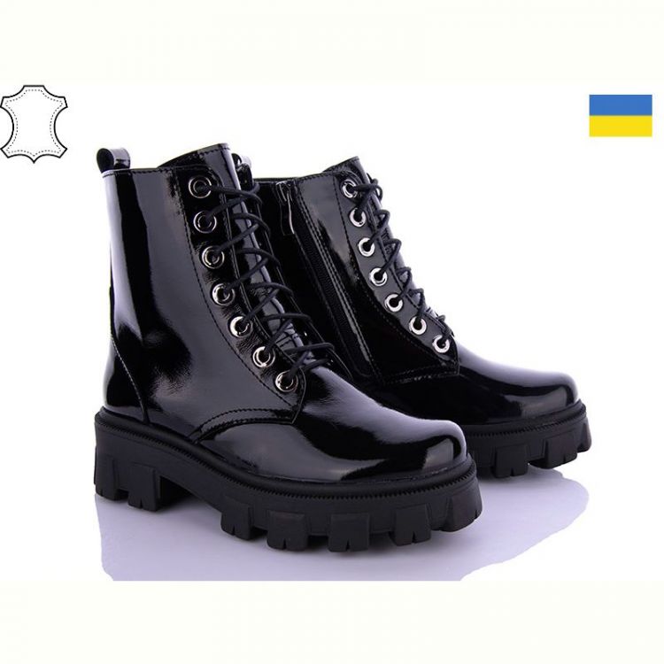 Купить Ботинки Mona Liza 636 black lak на obuv-plus.com.ua