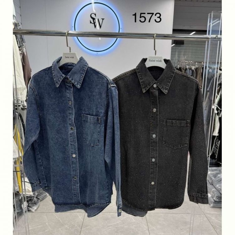 Купить Рубашка Saint Wish 1573 blue на obuv-plus.com.ua
