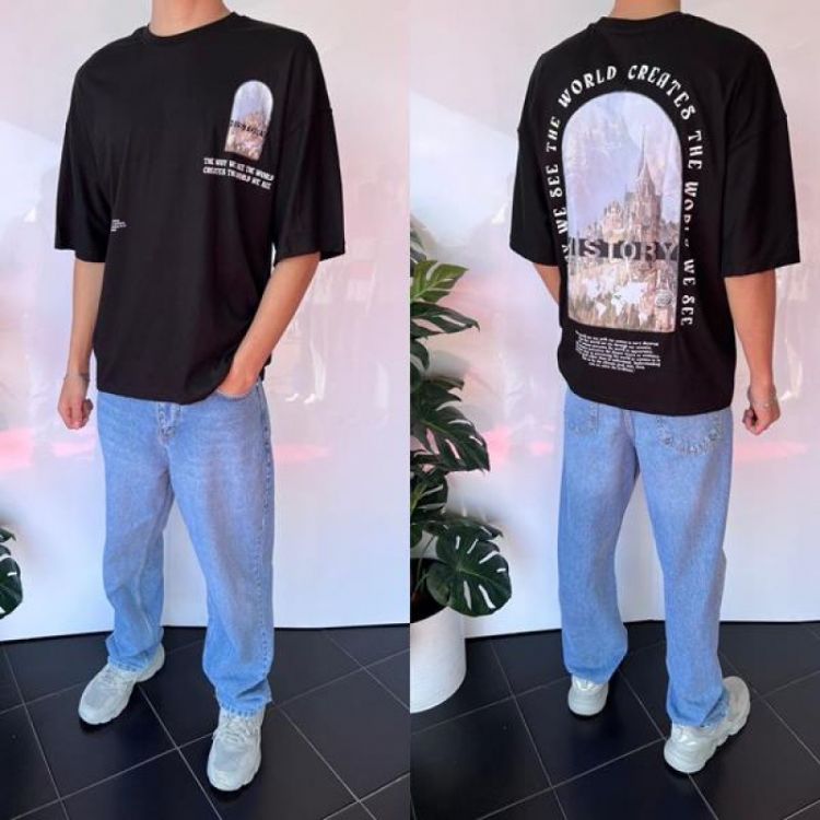 Купить Футболка i8denim 2047 black на obuv-plus.com.ua